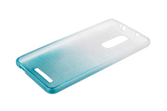 Xcessor Transition Color Flexible TPU-Hülle für Xiaomi Redmi Note 3. Mit Farbverlauf-Seidenfadenstruktur. Transparent / Hellblau