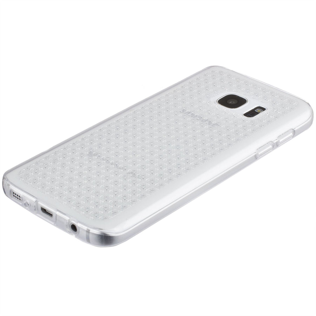 Xcessor Crystal Shine Glossy Flexible TPU case for Samsung Galaxy S7 SM-G930. Transparent