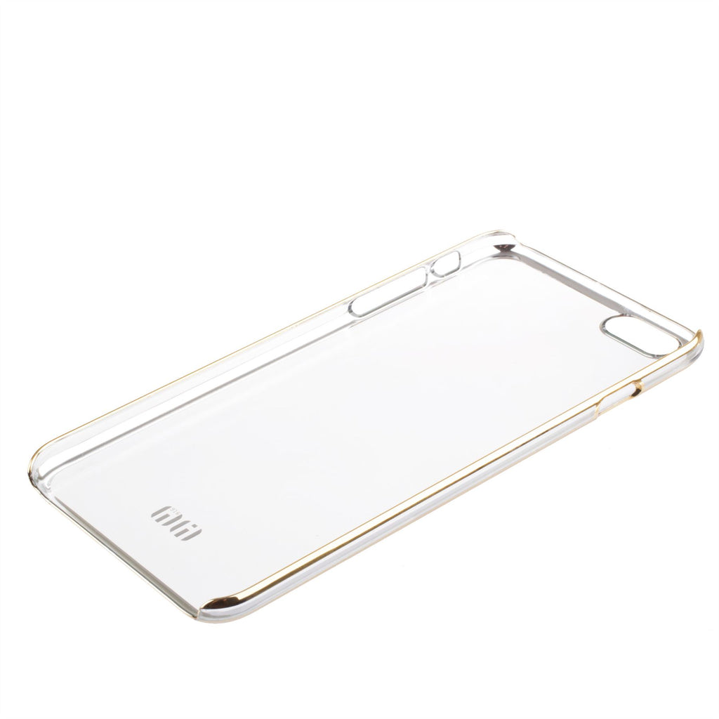 Lilware Amber Armor Crystal Clear Case Hard Plastic Cover For Apple iPhone 6 and 6S. Clear / Gold