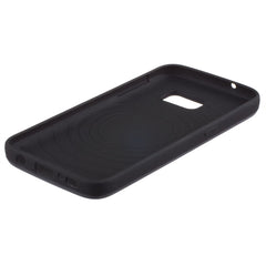 Lilware Armor Hartplastikhülle für Samsung Galaxy S7. Glänzende, zweilagige Schutzhülle mit Ständer und geheimem Fach für Kredit-/Visitenkarten. Schwarz
