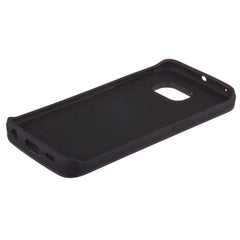Lilware Armor Hartplastikhülle für Samsung Galaxy S6 edge SM-G925F. Glänzende, zweilagige Schutzhülle mit Ständer und geheimem Kreditkarten-/Visitenkartenfach. Schwarz