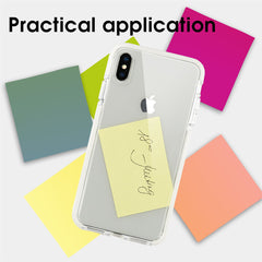 Xcessor Clear Hybrid TPU Phone Case for Apple iPhone XS Max. With Shock Absorbing Inner Rubber Layer on the Edges. Clear / White