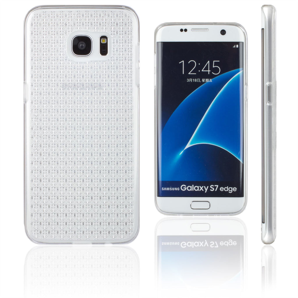 Xcessor Crystal Shine Glänzendes, flexibles TPU-Case für Samsung Galaxy S7 Edge SM-G935. Transparent