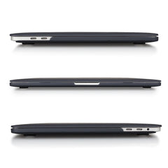 Lilware Smooth Touch, ultradünne, matte Hartplastik-Hülle für 15 Zoll MacBook Pro 2016 mit Touch ID-Sensor – Modell A1707. Grau/halbtransparent