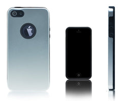 Xcessor Force Field Metallic Hard Case for Apple iPhone 5/5S - Grey/Blue