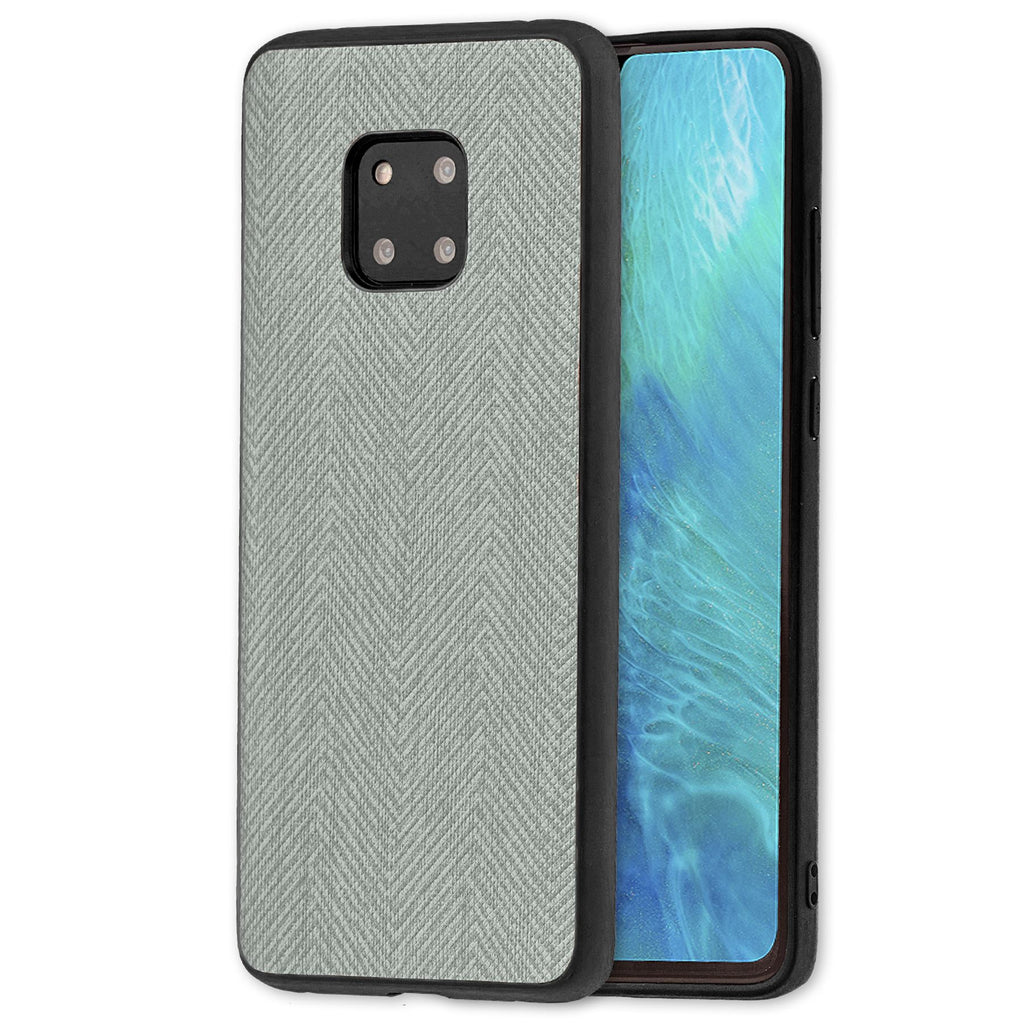 Lilware Canvas Z Rubberized Texture Plastic Phone Case Compatible with Huawei Mate 20 Pro. Grey