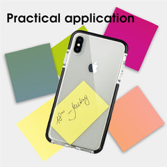 Xcessor Clear Hybrid TPU Phone Case for Apple iPhone XS Max. With Shock Absorbing Inner Rubber Layer on the Edges. Clear / Black