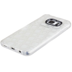 Xcessor Tetragon Bubbles Glossy Flexible TPU case for Samsung Galaxy S7 SM-G930. Transparent