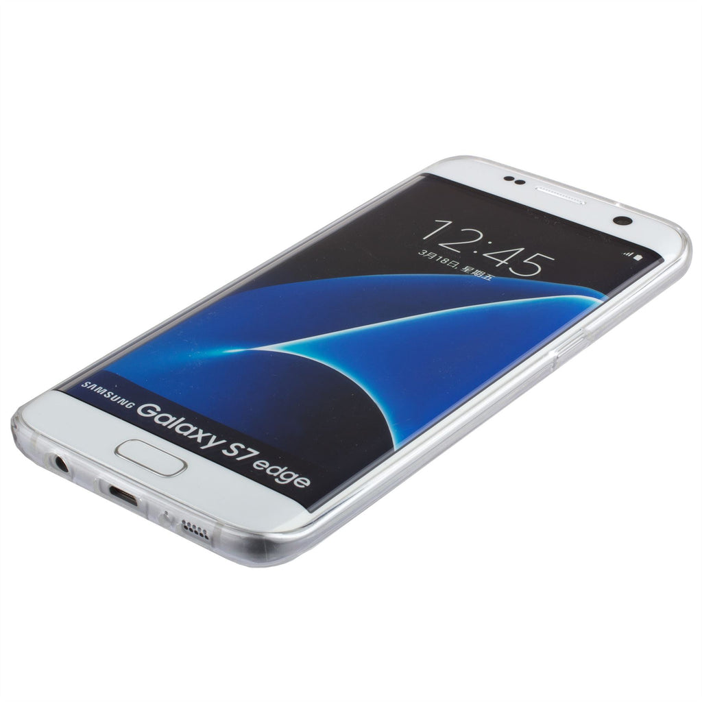 Xcessor Crystal Shine Glänzendes, flexibles TPU-Case für Samsung Galaxy S7 Edge SM-G935. Transparent