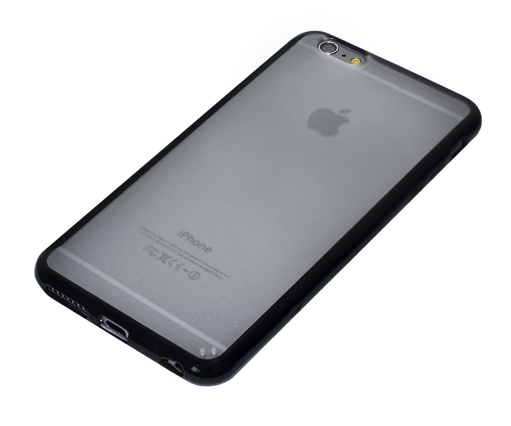 Xcessor Impact Case für Apple iPhone 6 Plus. Zweifarbiges Hartplastik. Schwarz / Transparent