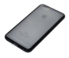 Xcessor Impact Case for Apple iPhone 6 Plus. Dual Color Hard Plastic. Black / Transparent