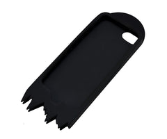 Xcessor Skateboard Flexible Silicone Case for Apple iPhone 5 and 5S. Black