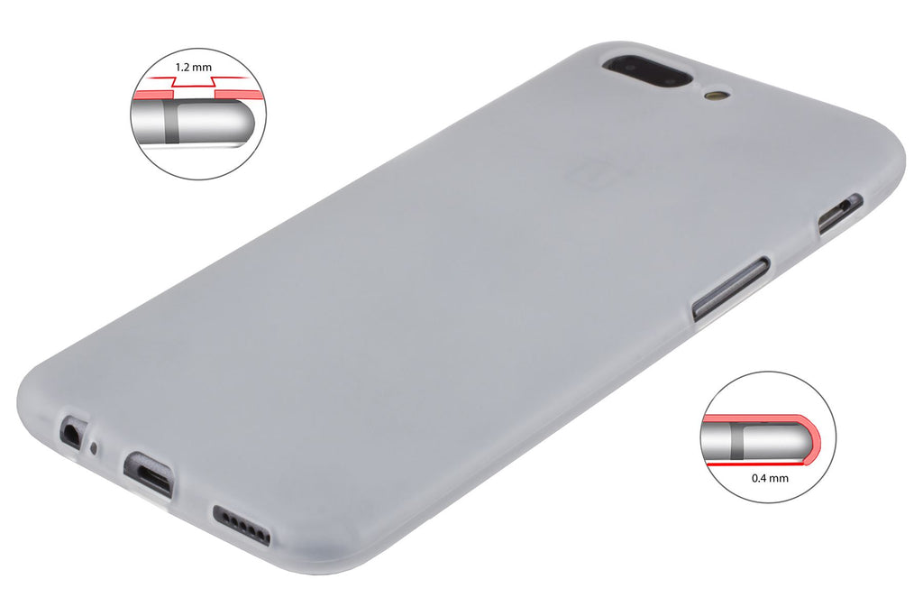 Xcessor Vapour Flexible TPU Case for OnePlus 5. Transparent