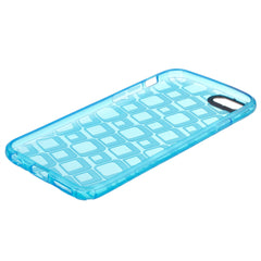Xcessor Tetragon Bubbles Glossy Flexible TPU case for Apple iPhone 6 / 6S. Transparent / Blue