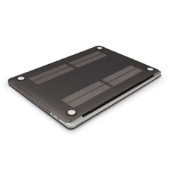 Lilware Smooth Touch, ultradünne, matte Hartplastik-Hülle für 15 Zoll MacBook Pro 2016 mit Touch ID-Sensor – Modell A1707. Grau/halbtransparent