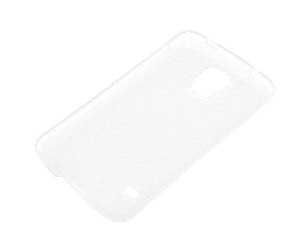 Xcessor Diamond - Flexible TPU Gel Case For Samsung Galaxy S5 i9600 G900 (Compatible with All Samsung Galaxy S5 Models). Transparent