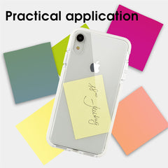 Xcessor Clear Hybrid TPU Phone Case for Apple iPhone XR. With Shock Absorbing Inner Rubber Layer on the Edges. Clear / White