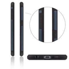 Lilware Angular Armor Hartplastik-Schutzhülle, zweilagig, für Samsung Galaxy S6 SM-G920. Dunkelsilber/Schwarz