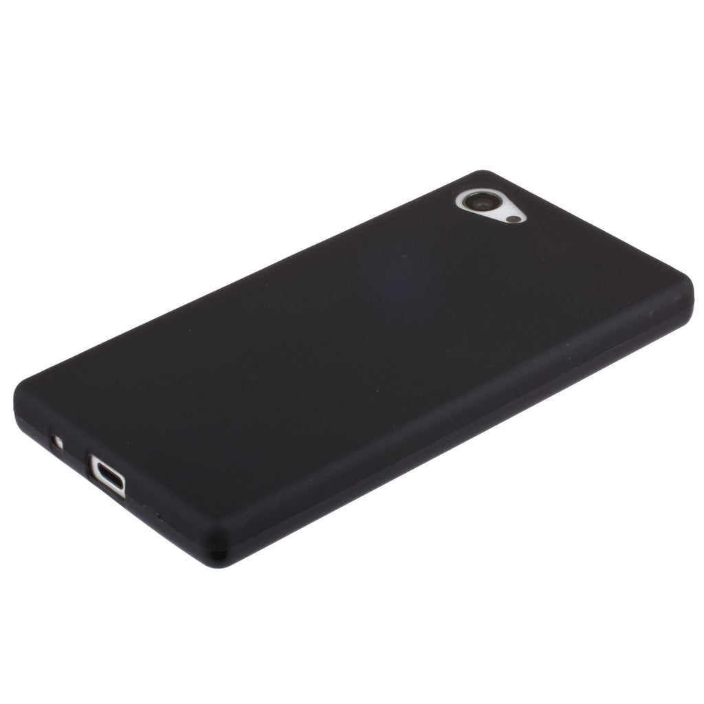 Xcessor Vapour Flexible TPU-Hülle für Sony Xperia Z5 Compact. Schwarz