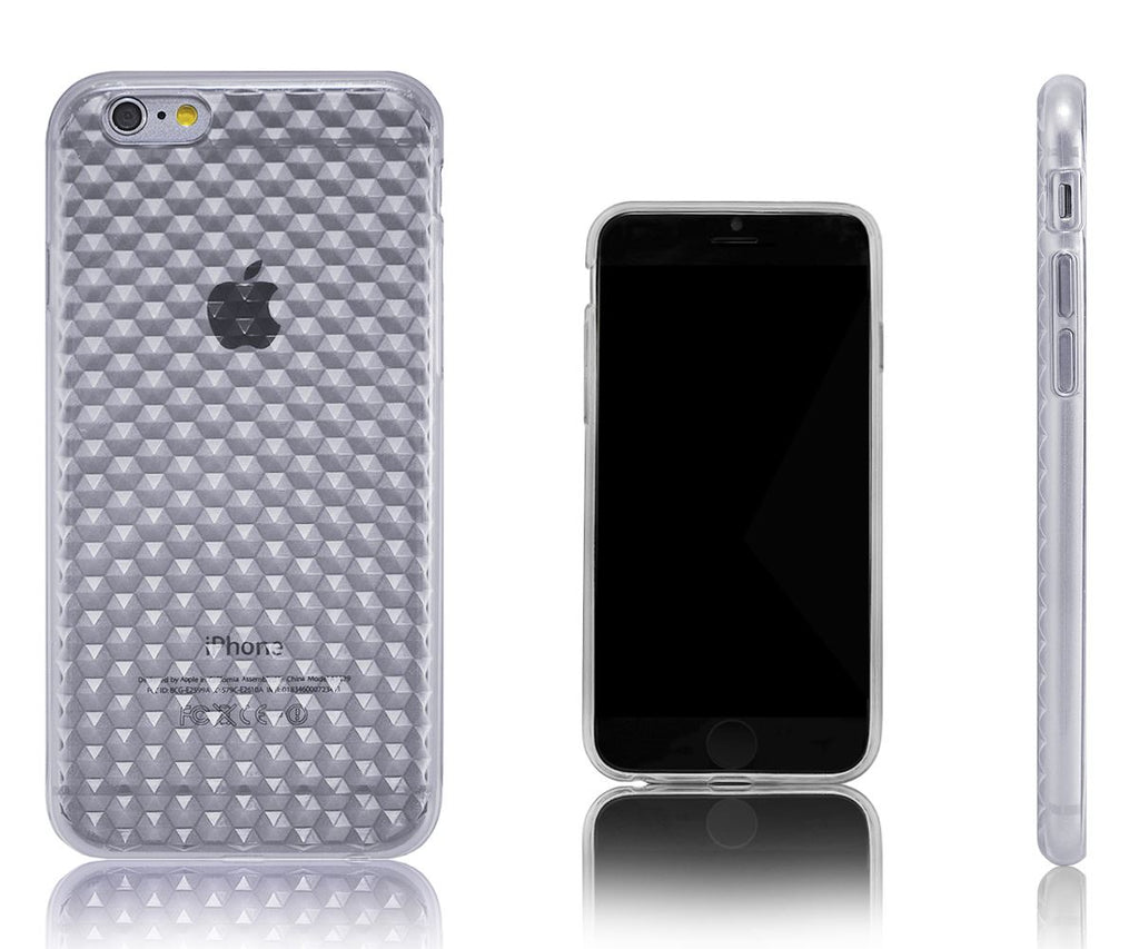 Xcessor Diamond - Flexible TPU Gel Case For Apple iPhone 6. Transparent