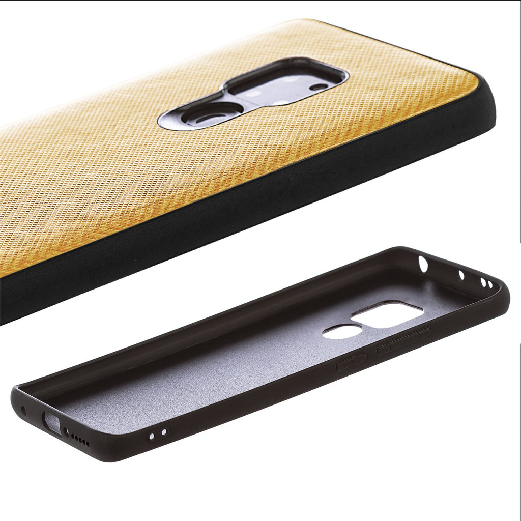 Lilware Canvas Z Rubberized Texture Plastic Phone Case Compatible with Huawei Mate 20. Yellow