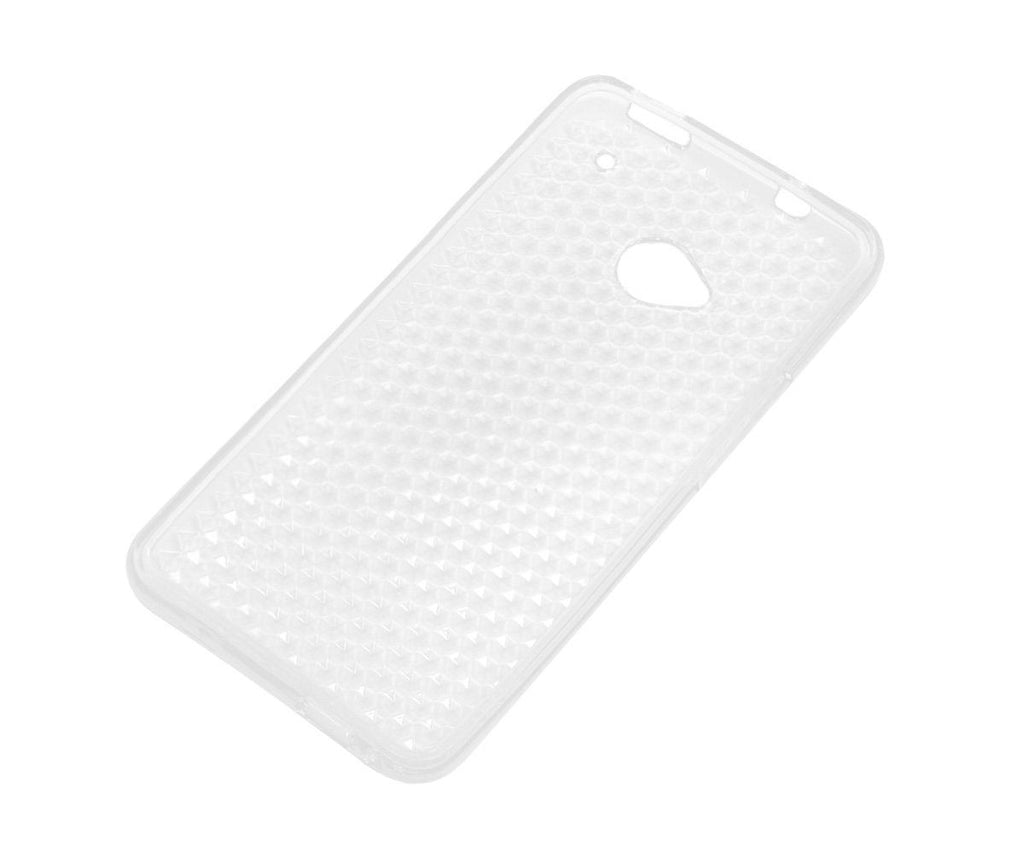 Xcessor Diamond - Flexible TPU Gel Case For HTC One (M7). Transparent