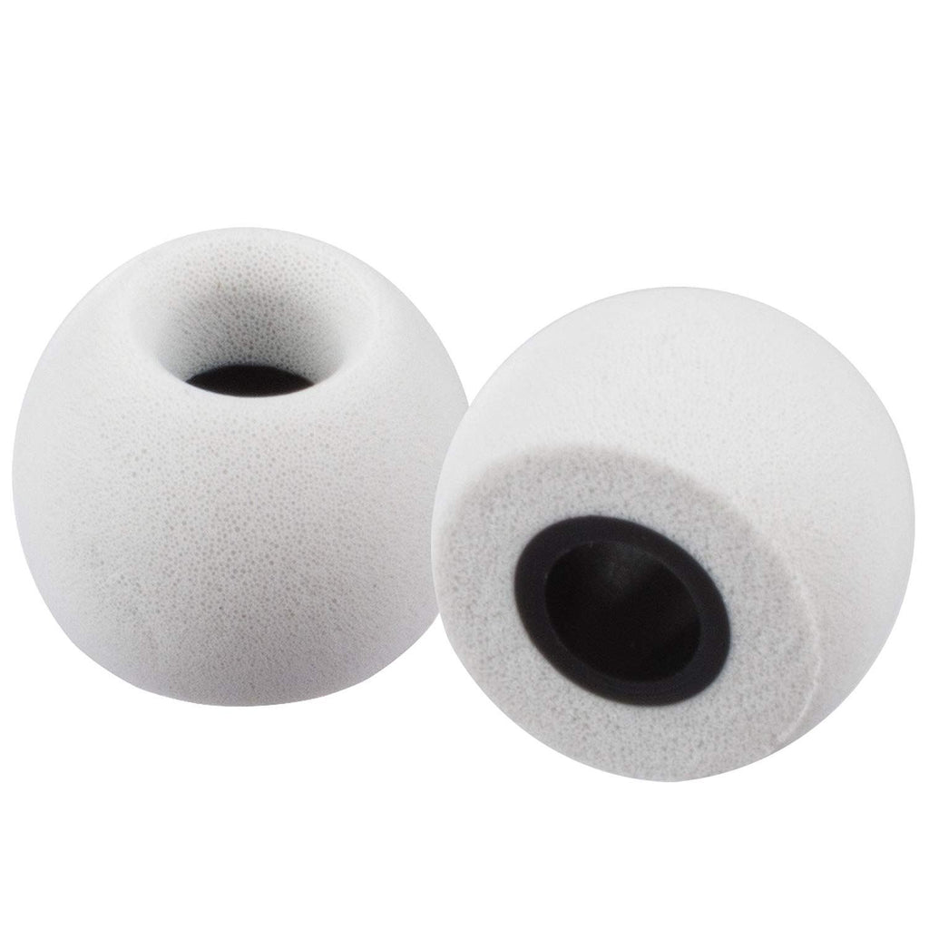 Xcessor Replacement Comfort Foam Earbuds 4 Pairs (Set of 8 Pieces) - Round FX-49 - Medium, Grey