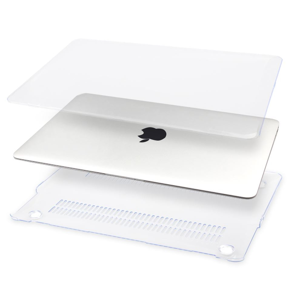 Lilware Smooth Touch, ultradünne, matte Hartplastik-Hülle für 15 Zoll MacBook Pro 2016 mit Touch ID-Sensor – Modell A1707. Kristallklar