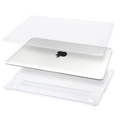 Lilware Smooth Touch, ultradünne, matte Hartplastik-Hülle für 15 Zoll MacBook Pro 2016 mit Touch ID-Sensor – Modell A1707. Kristallklar