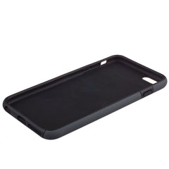 Lilware Smooth Armor Hard Plastic Case for Apple iPhone 6 Plus and 6S Plus. Rugged Dual Layer Protective Cover. Black / Grey