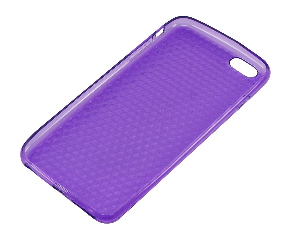 Xcessor  Diamond - Flexible TPU Gel Case For Apple iPhone 6 Plus. Purple / Transparent