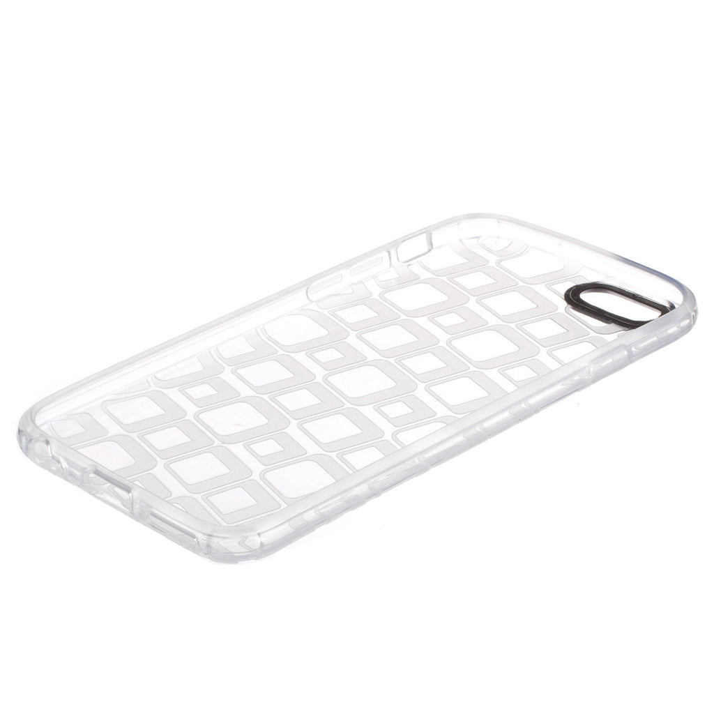 Xcessor Tetragon Bubbles Glossy Flexible TPU case for Apple iPhone 6 / 6S. Transparent