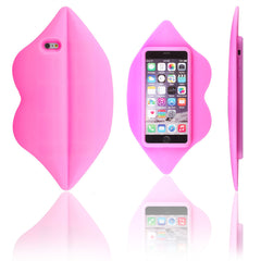 Xcessor Lips Silicone Case for Apple iPhone 6 Plus and 6S Plus. Hot Pink