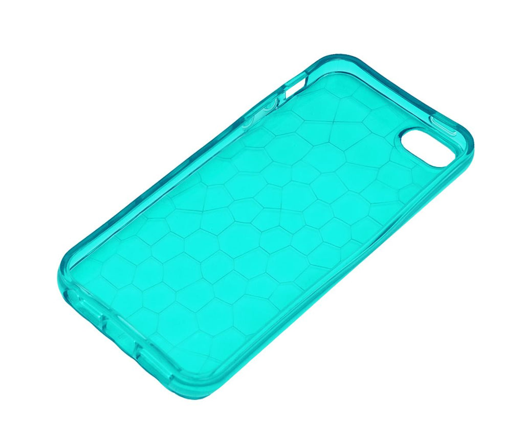 Xcessor Liquid Cell - Flexible TPU Case for Apple iPhone 5 and 5S With Optical Ripple Illusion Effect. Green / Transparent