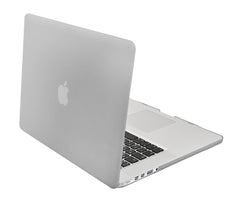 Lilware Smooth Touch Slim Matte Hard Plastic Case for Apple MacBook Pro 15-inch with Retina Display Models: Mid 2014 / Late 2013 / Early 2013 / Mid 2012. Semi-transparent