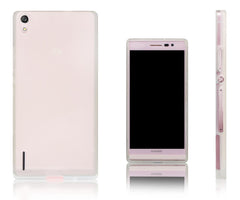 Xcessor Vapour Flexible TPU-Gel-Hülle für Huawei Ascend P7. Halbtransparent (Transparent)