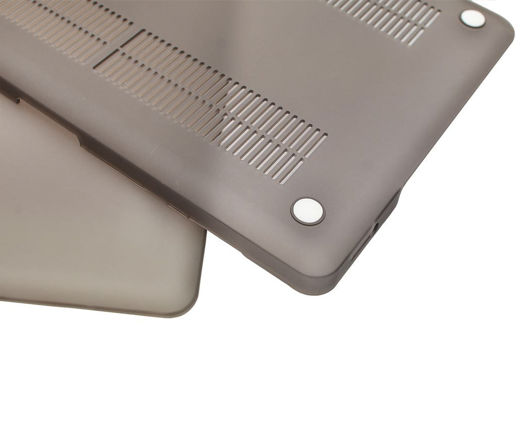 Lilware Smooth Touch Ultra Slim Matte Hartplastik-Hülle für 13,3 Zoll MacBook Pro 2. Generation Modell: A1278. Grau / Halbtransparent