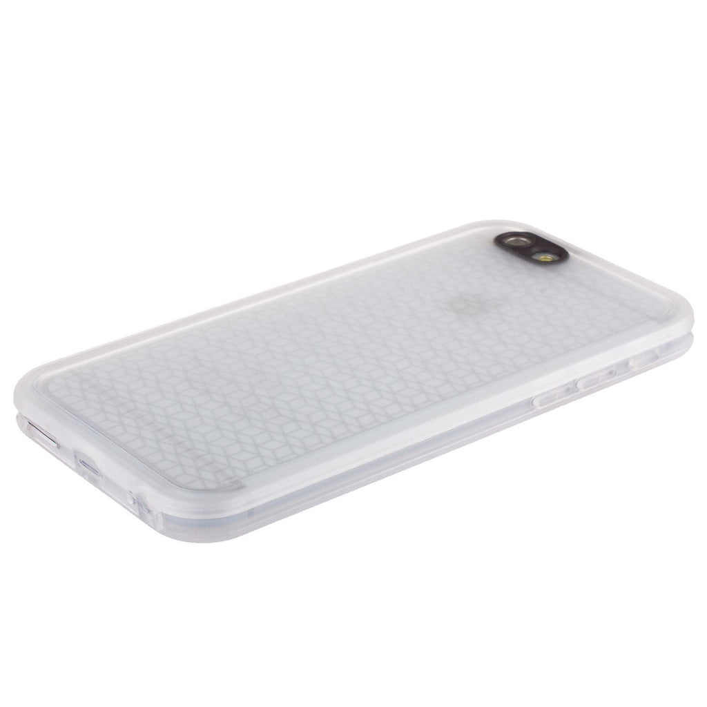 Xcessor Two Part Flip Open Flexible TPU Case for Apple iPhone 6 6S. Back and Front Protection iPhone 6 6S ??? transparent