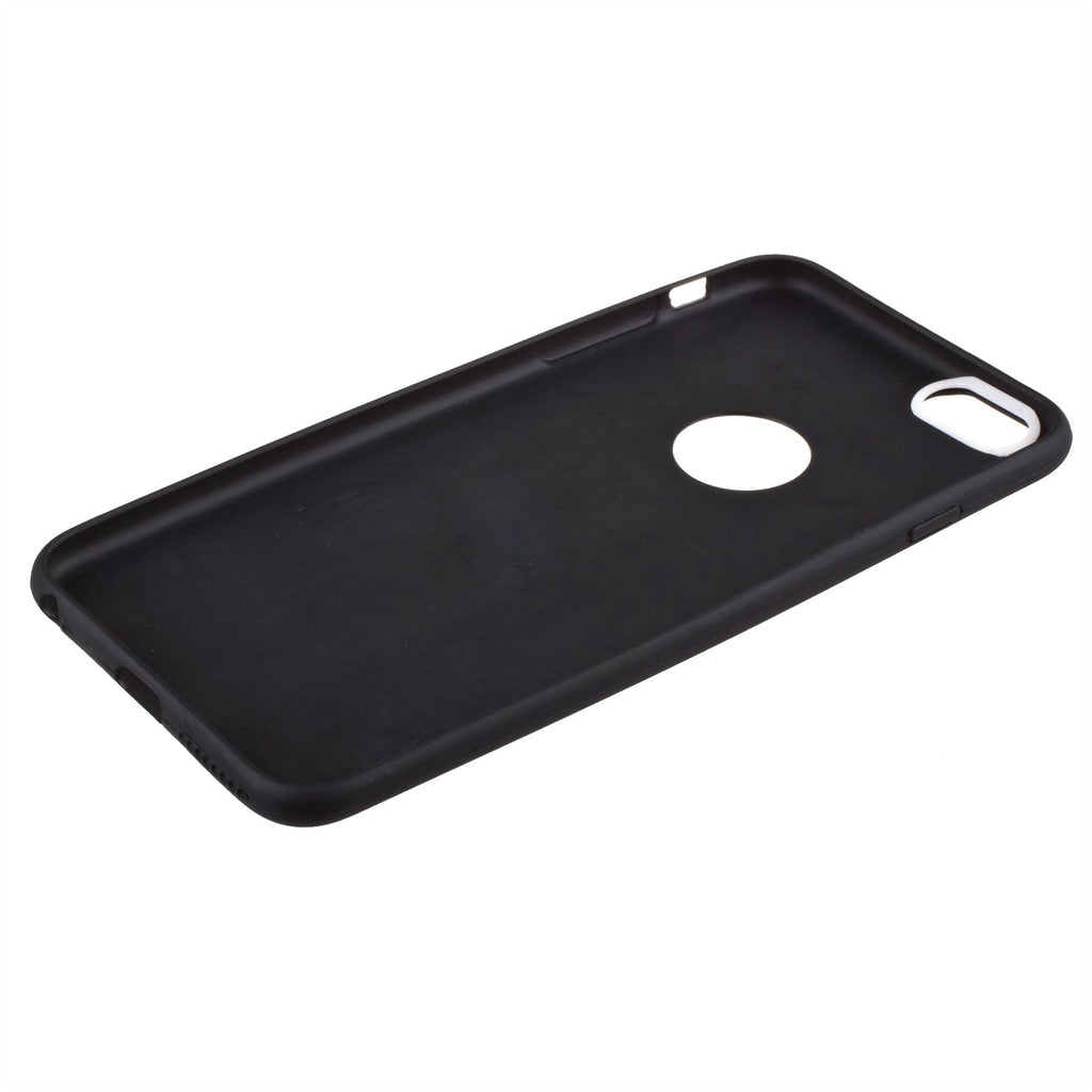 Xcessor Hexagon Texture TPU Gel Hybrid Case for Apple iPhone 6 Plus. Black