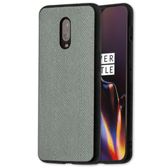 Lilware Canvas Z Rubberized Texture Plastic Phone Case for OnePlus 6T. Grey