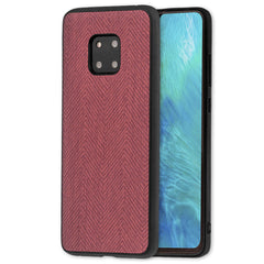 Lilware Canvas Z Rubberized Texture Plastic Phone Case Compatible with Huawei Mate 20 Pro. Dark Pink