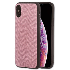 Lilware Canvas Z Rubberized Texture Plastic Phone Case for Apple iPhone XS Max. Pink