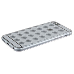 Xcessor Checkered Diamond Glossy Flexible TPU case for Apple iPhone 6 Plus / 6S Plus. Transparent