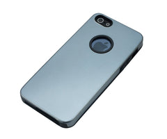 Xcessor Force Field Metallic Hard Case for Apple iPhone 5/5S - Grey/Blue