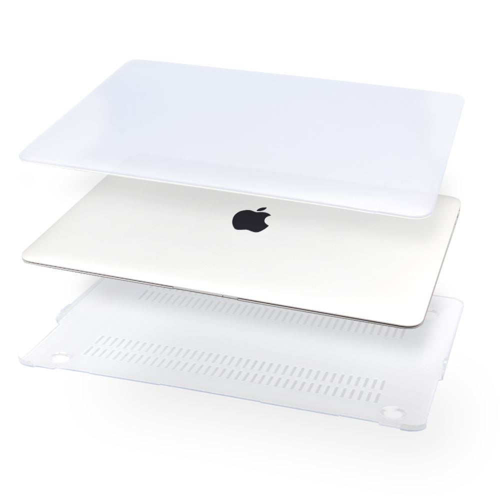 Lilware Smooth Touch, ultradünne, matte Hartplastikhülle für 13 Zoll MacBook Pro 2016 mit Touch ID-Sensor – Modell A1706. Halbtransparent