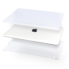 Lilware Smooth Touch, ultradünne, matte Hartplastikhülle für 13 Zoll MacBook Pro 2016 mit Touch ID-Sensor – Modell A1706. Halbtransparent