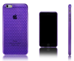 Xcessor  Diamond - Flexible TPU Gel Case For Apple iPhone 6 Plus. Purple / Transparent