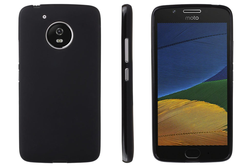 Xcessor Vapour Flexible TPU-Hülle für Motorola Moto G5. Schwarz