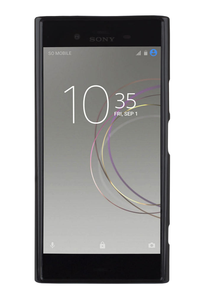 Xcessor Vapour Flexible TPU-Hülle für Sony Xperia XZ1. Schwarz