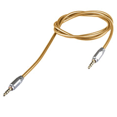 Lilware Metallic 35In (90 cm) Aux Audio Cable 3.5mm Jack Male to Male Cord For Multimedia Devices - Rose